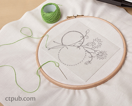 How to Embroider Letters with Wash-Away Stabilizer Transfer