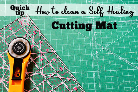 Cutting Mat Cleaning  The Quilter's Planner