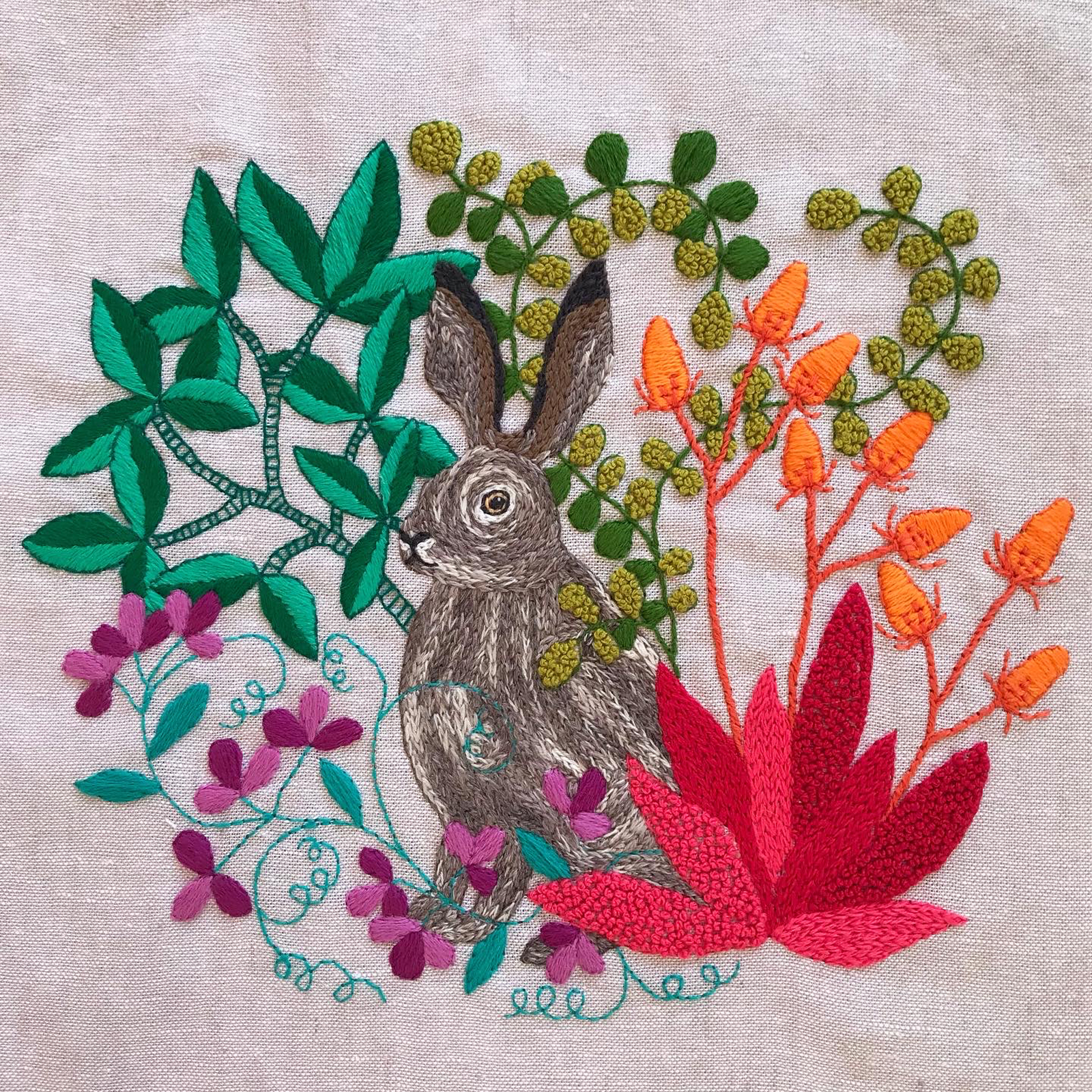 Inside the Year of the Rabbit Needlebook
